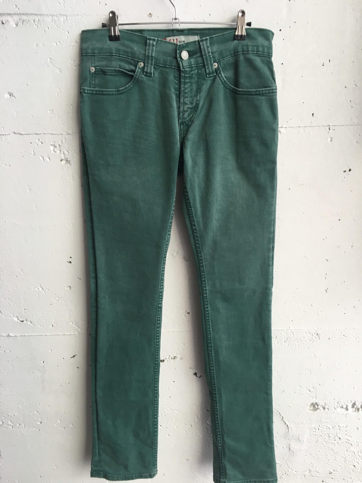Levi's green 511 jeans RE.NATO VINTAGE