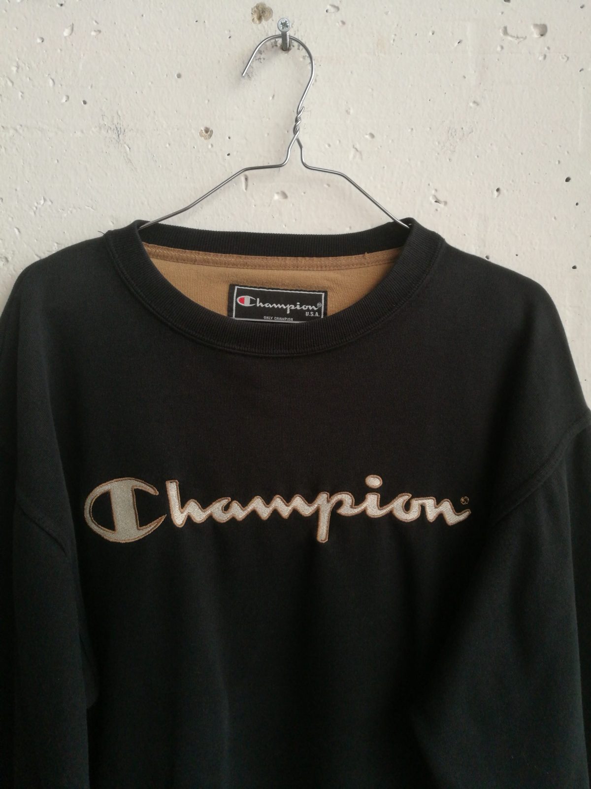 champion inside out sweatshirt