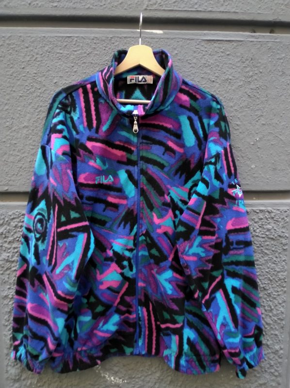 Fila Vintage Pile Jacket Italia Ski Team