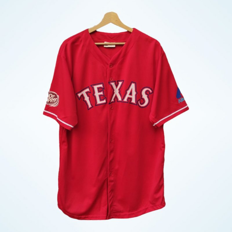 Vintage Texas Rangers Printed Baseball Jersey RE.NATO VINTAGE