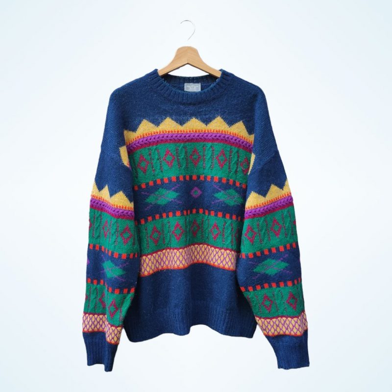 90s robe di kappa ニットセーター ヴィンテージ　ハーフジップ 90s robe di kappa ニットセーター ヴィンテージ ハーフジップ - メルカリ