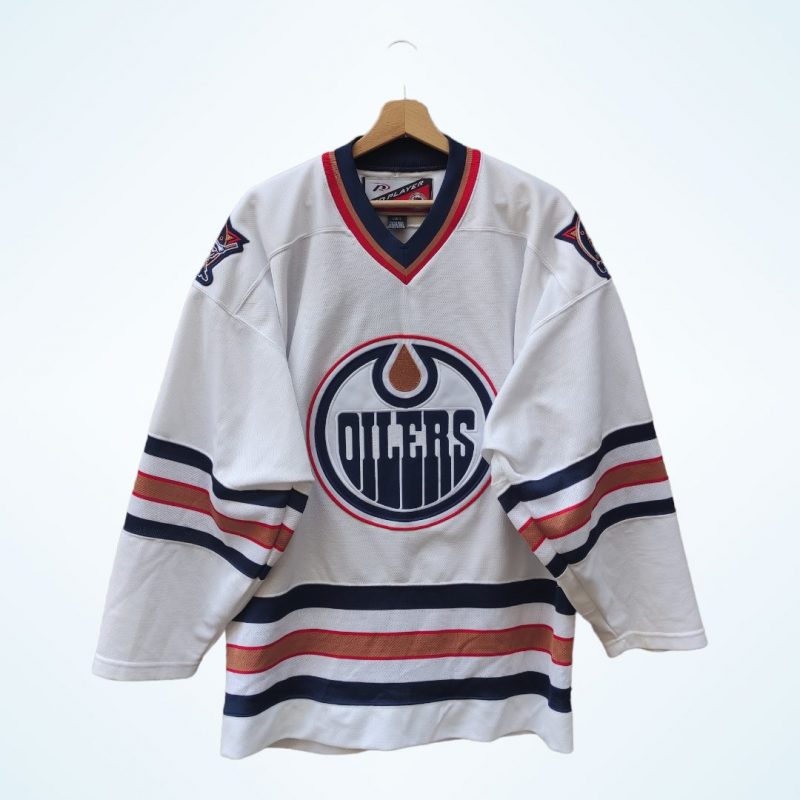 NHL Official Hockey Oilers Team Jersey N°25 di Grier RE.NATO VINTAGE